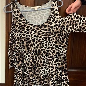 Boston Proper Leopard Print Blouse